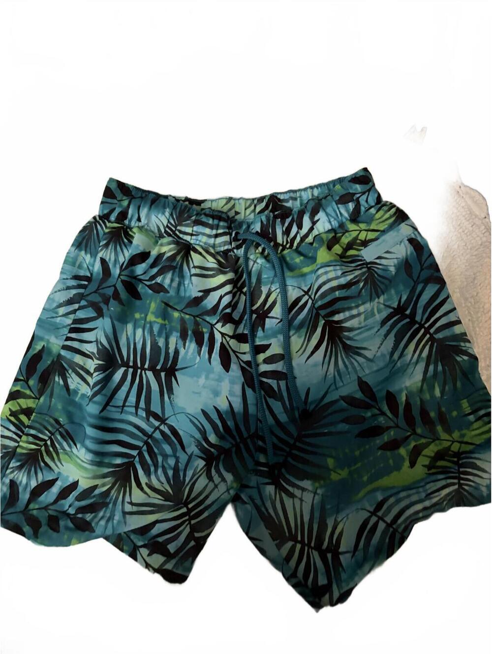 Rabbit Tropical Print Board Shorts Swim Trunks Size S/M